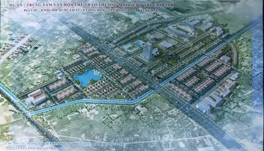 Dự án đất nền Chí Linh Palm City - Khu đô thị Trường Linh